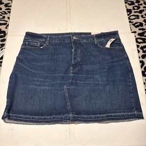 Old Navy Dark Blue Denim Mini Skirt